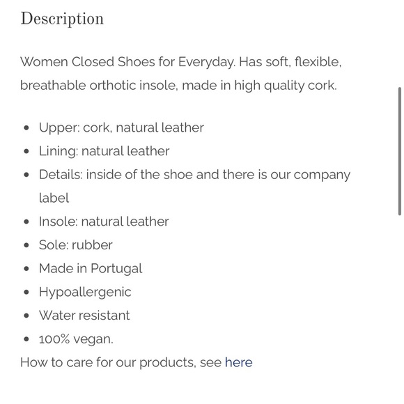 NWOT Fine Cork Portugal- Cork Shoes With Decorative Drawstrings 7.5 - Picture 8 of 8